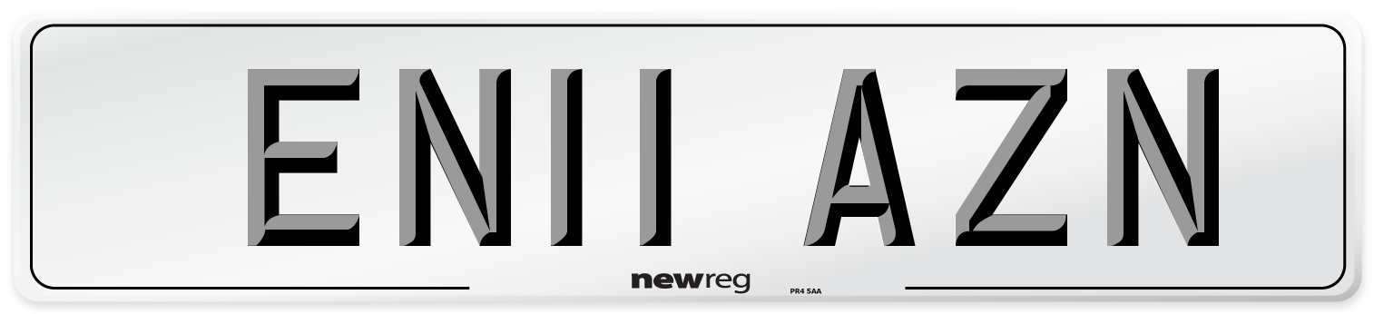 EN11 AZN Number Plate from New Reg